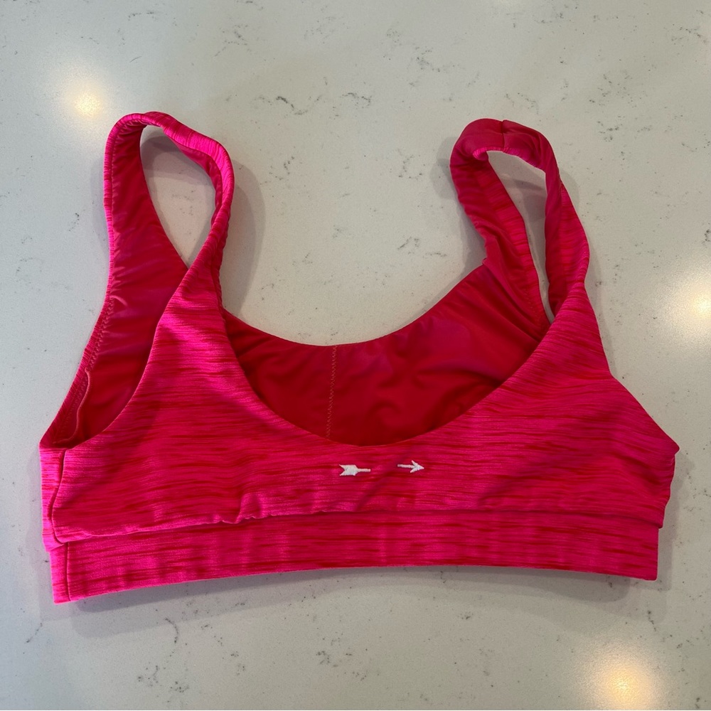the upside saanvi daisy sports bra in pink (not padded) - Picture 7 of 7